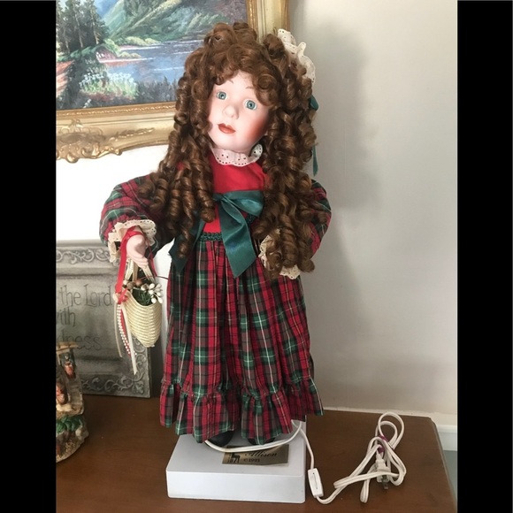 1993 Vintage Santa’s Best Allison Porcelain Moving Doll‼️FINAL SALE - Picture 1 of 15